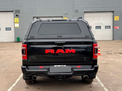 Kунг на кузов Dodge RAM RamBox 2 стекла алюминиевый - фото 2